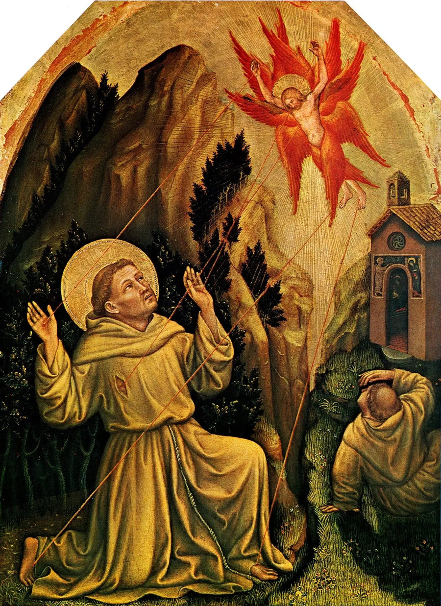 De Stigmatisatie van Sint Franciscus - Gentile da Fabriano