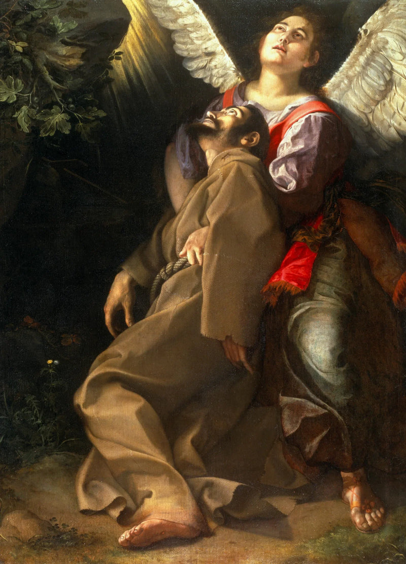 De stigmatisering van Sint-Franciscus - Orazio Gentileschi