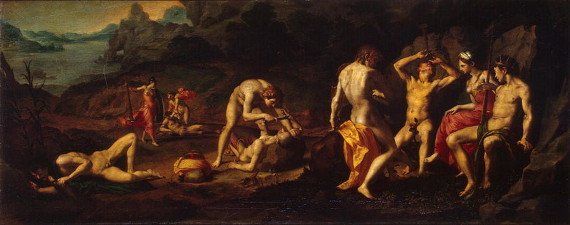 De marteling van Marsyas - Bronzino