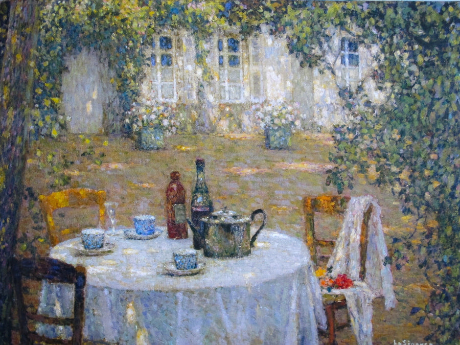 De Tafel in de Zon - Henri Le Sidaner