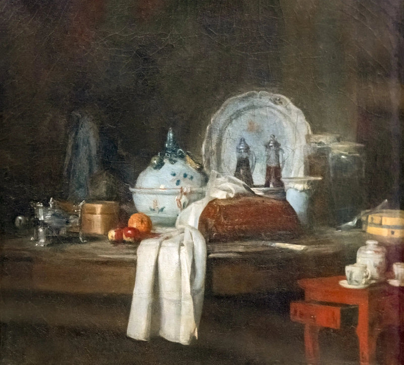 De kantoor tafel - Jean Simeón Chardin