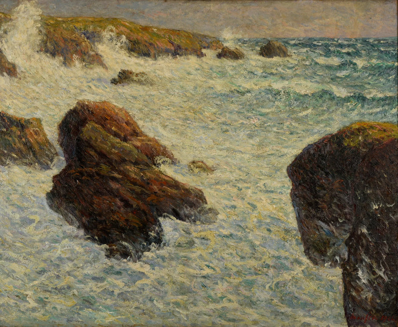 Het Storm op Quiberon - Maxime Maufra