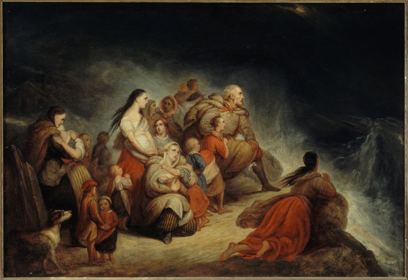 De storm - Ary Scheffer