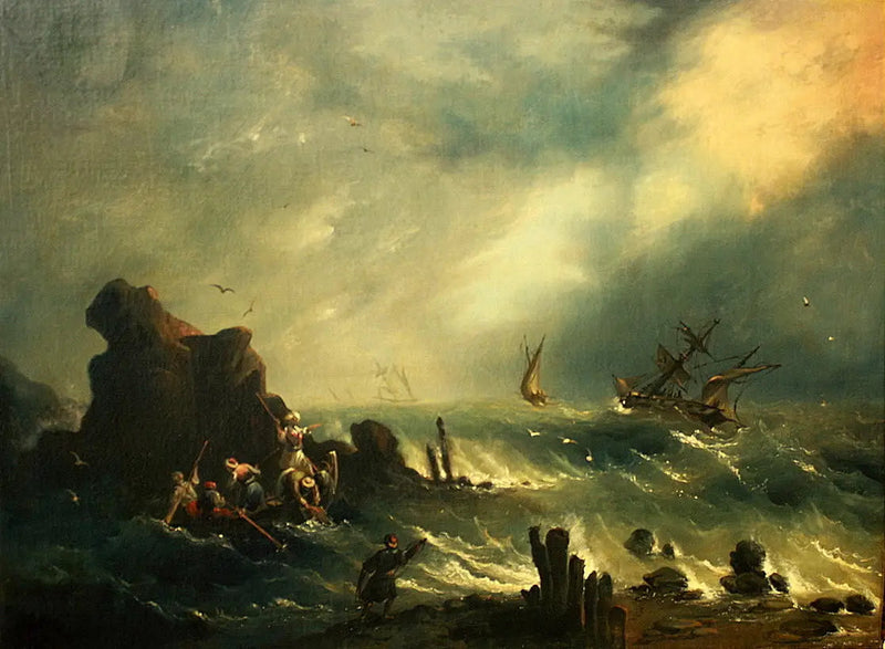 De storm aan de Turkse kust - Ivan Aïvazovski

Source:
La tempête sur la côte turque - Ivan Aïvazovski