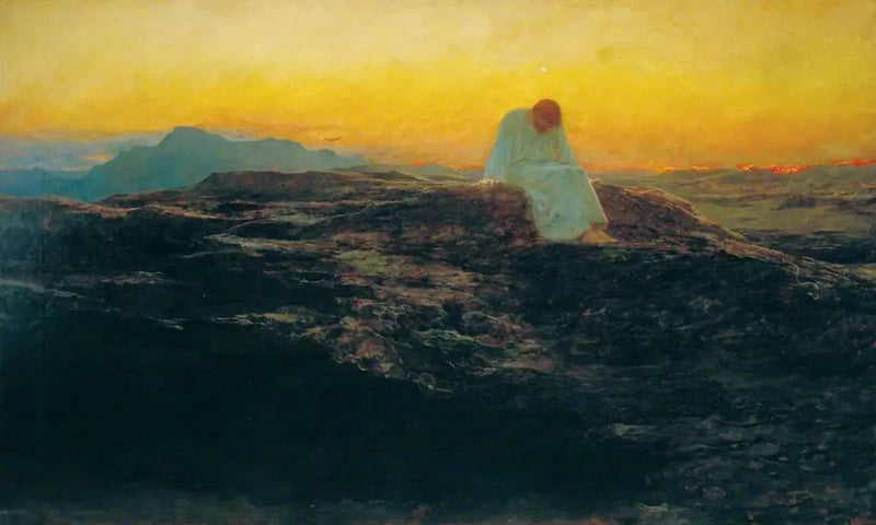De verleiding in de woestijn - Briton Rivière

Source:
La tentation dans le désert - Briton Rivière