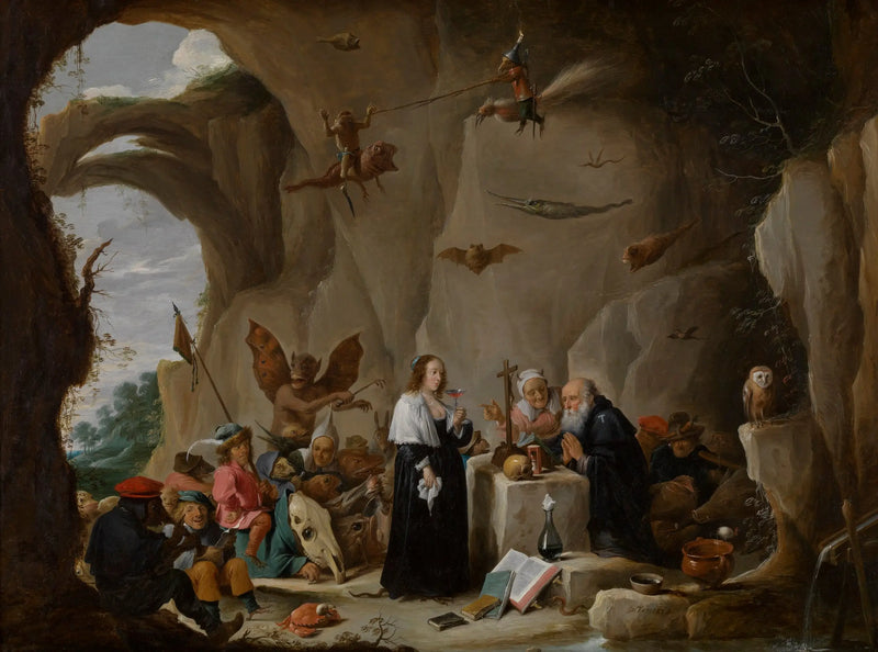 De Verleiding van Antoine, abt van Egypte - David Teniers de Jonge

Source:
La Tentation d'Antoine, abbé d'Égypte - David Teniers le Jeune