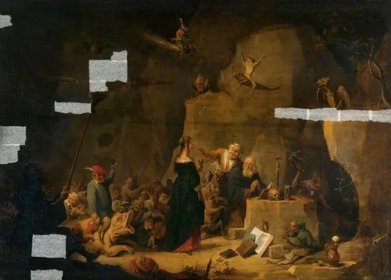 De Verleiding van Sint-Antonius - David Teniers de Jonge

Source:
La Tentation de Saint Antoine - David Teniers le Jeune