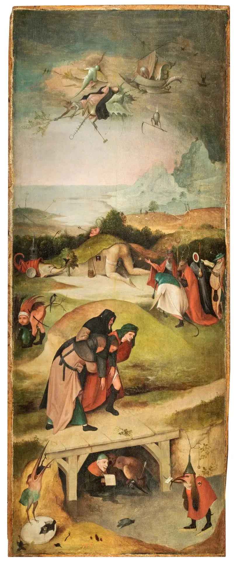 De Verleiding van de heilige Antonius. - Hieronymus Bosch