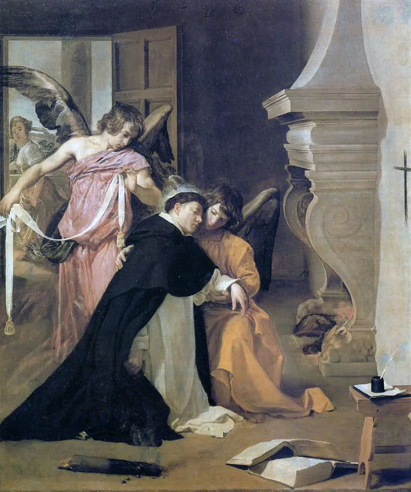De Verleiding van Sint Thomas van Aquino - Diego Velázquez