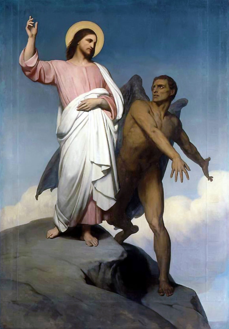 De Verleiding van Christus - Ary Scheffer