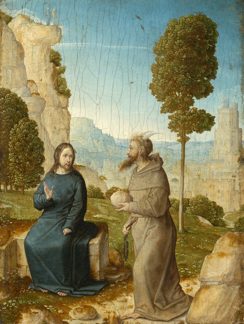 De verleiding van Christus - Juan de Flandes