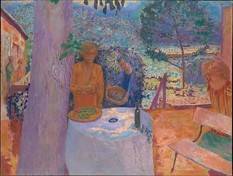 Het Terras in Vernonnet - Pierre Bonnard