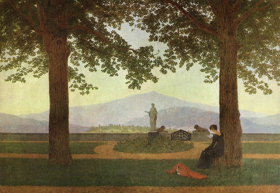 De Tuinterras - Caspar David Friedrich