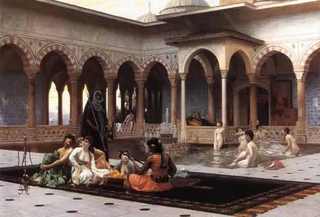 Het Terras van het Serail - Jean-Léon Gérôme