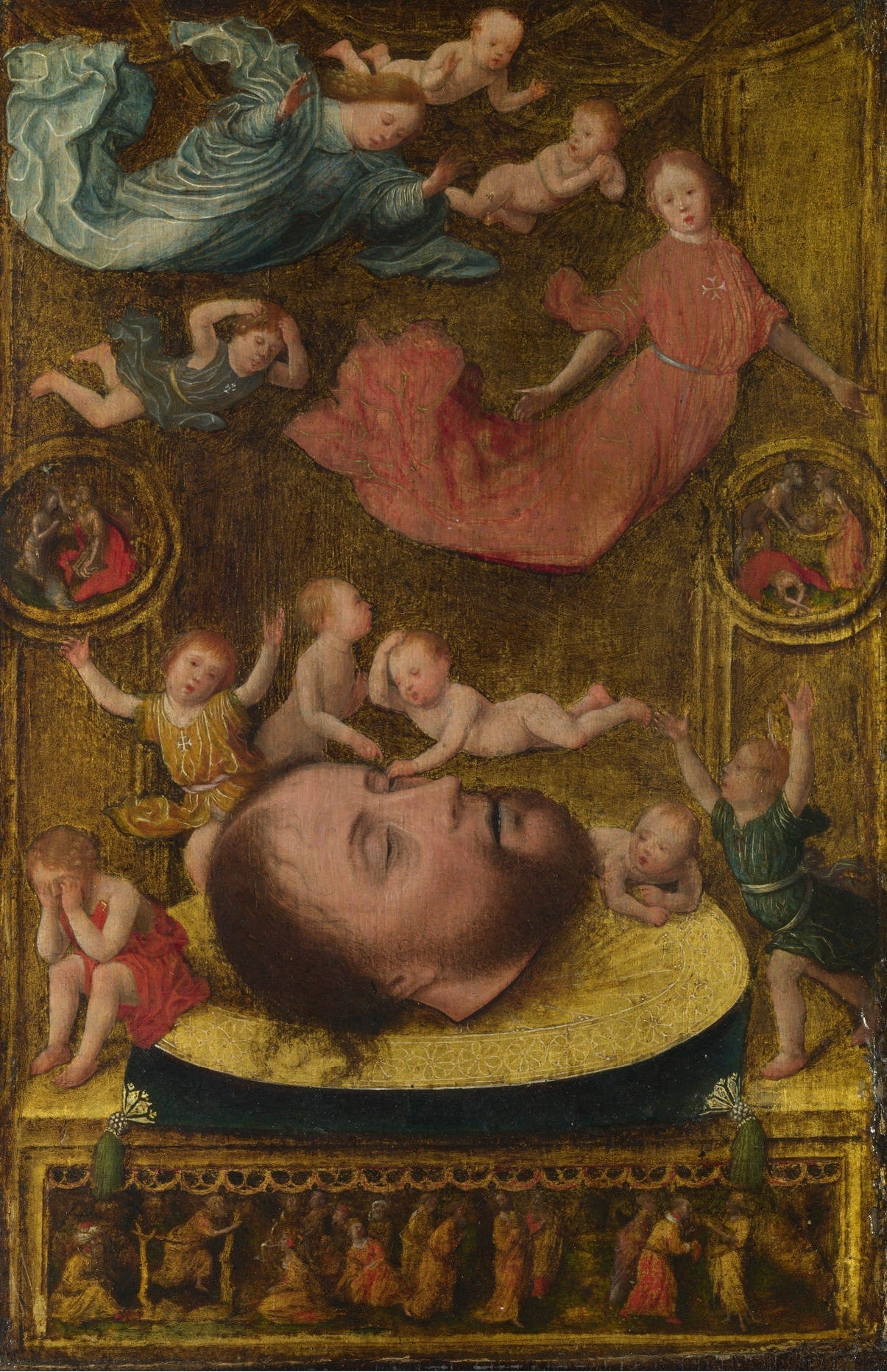 La tête de saint Jean-Baptiste - Jan Mostaert