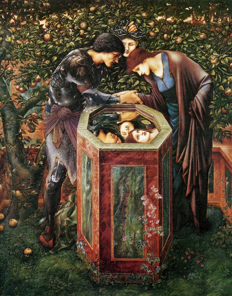 Het onheilspellende hoofd - Edward Burne-Jones