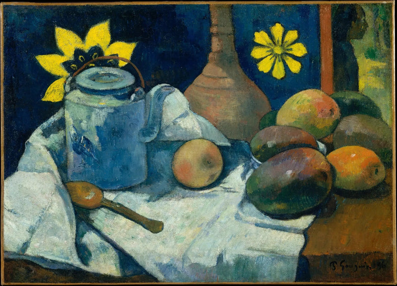 De Theepot en de Vruchten - Paul Gauguin