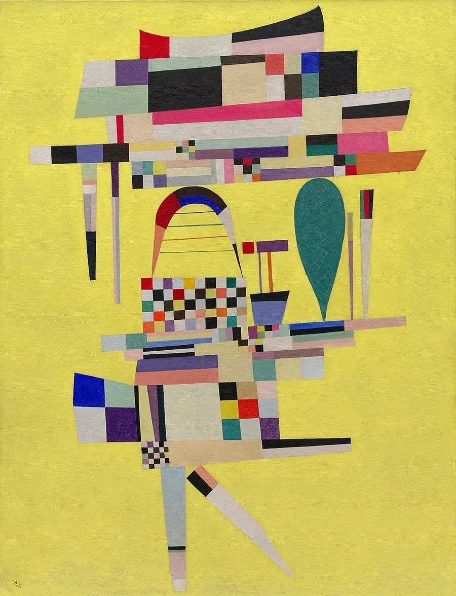 Het Gele Doek - Vassily Kandinsky