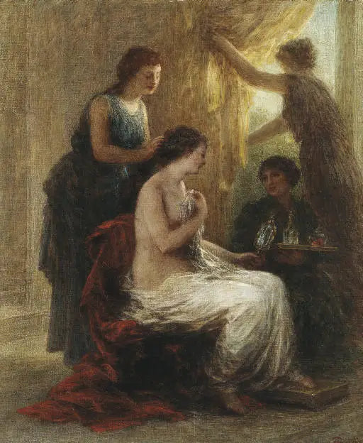 De antieke toiletten - Henri Fantin-Latour

Source:
La toilette antique - Henri Fantin-Latour