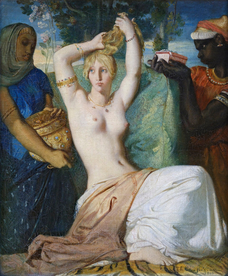 Het Toilet van Esther - Théodore Chassériau