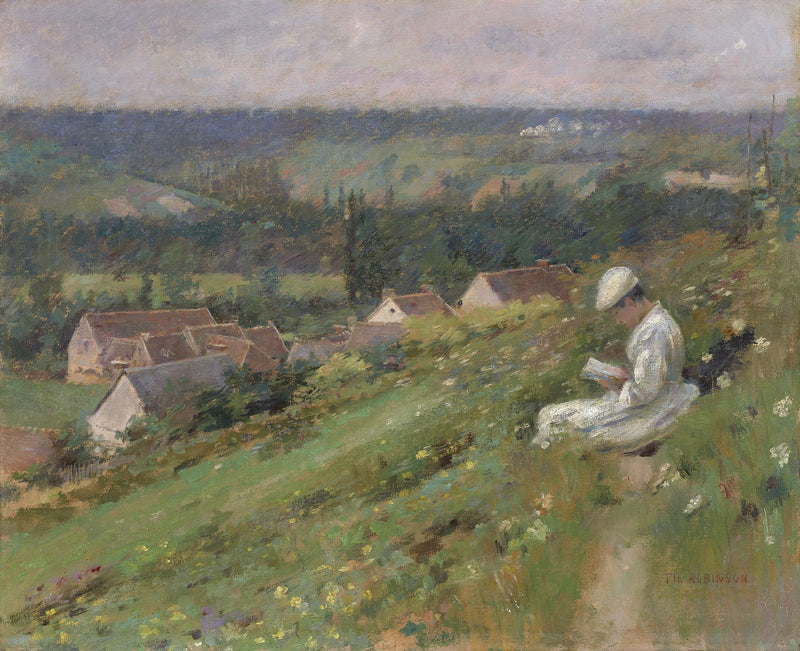 De vallei van Arconville - Theodore Robinson