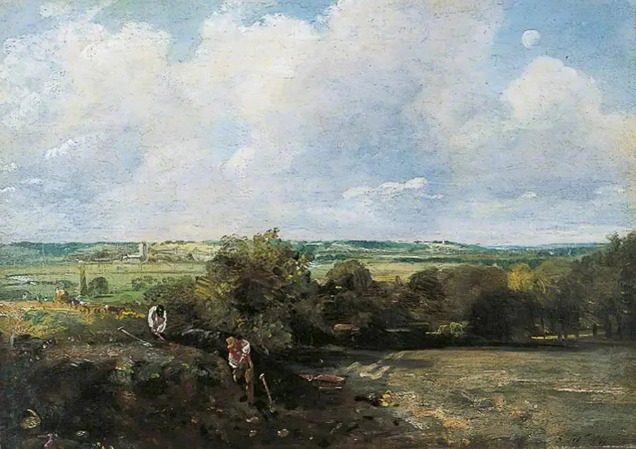 De vallei van Dedham, Suffolk - John Constable