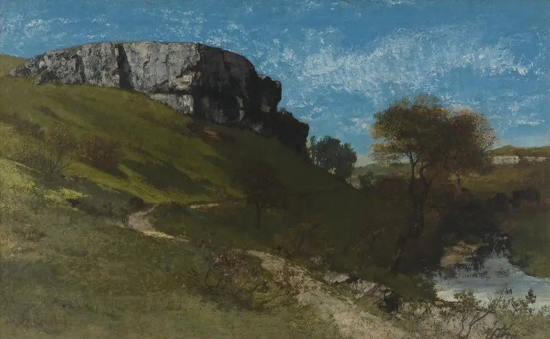 De Vallei van de Loue - Gustave Courbet