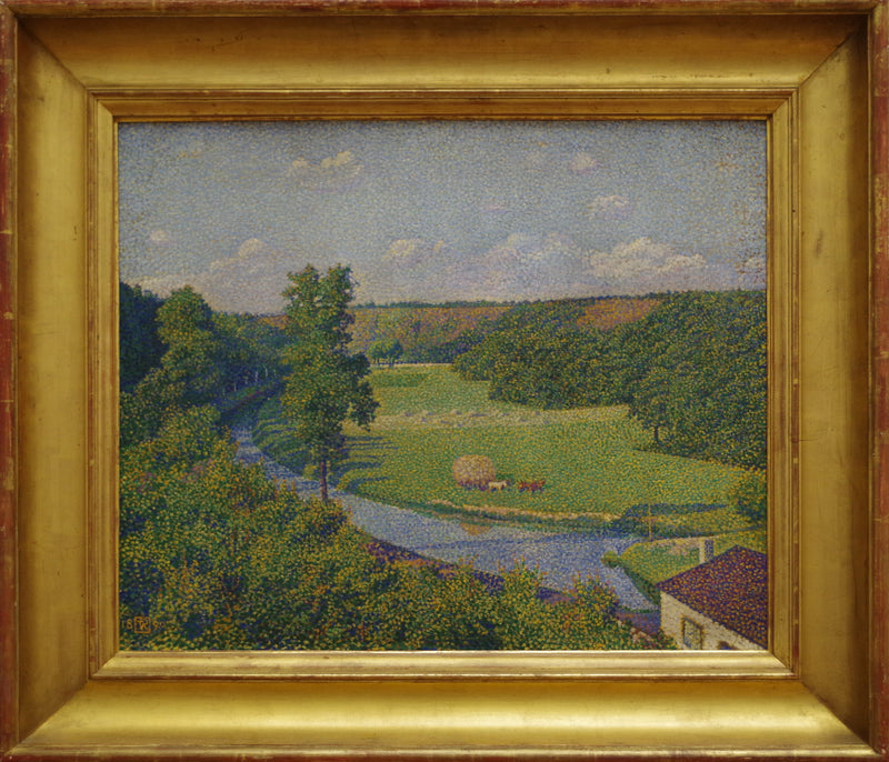 De vallei van de Sambre - Théophile van Rysselberghe