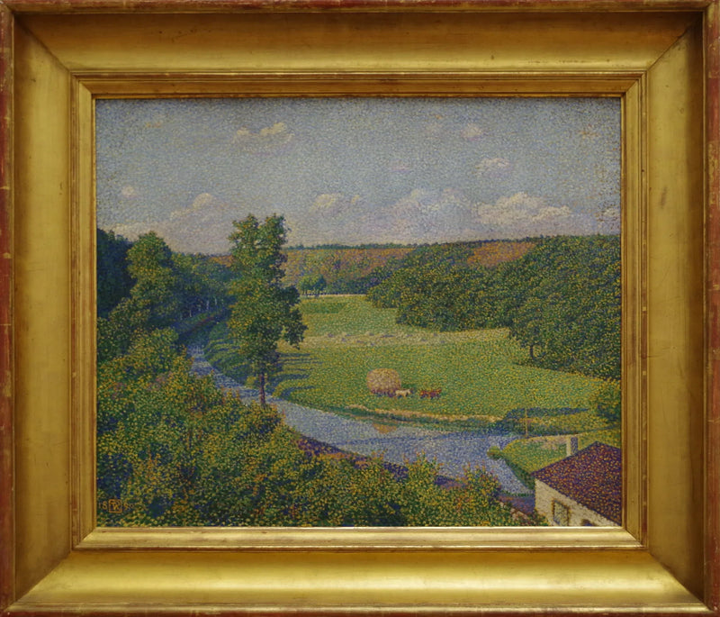 De vallei van de Sambre - Théophile van Rysselberghe