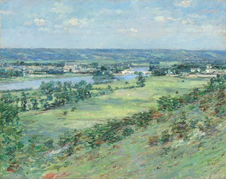 De Seine-vallei, de heuvels van Giverny - Theodore Robinson