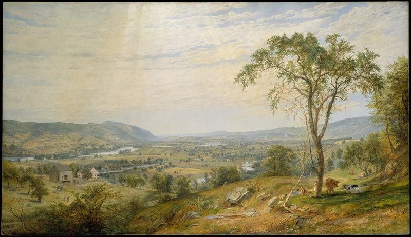 De vallei van Wyoming - Jasper Francis Cropsey