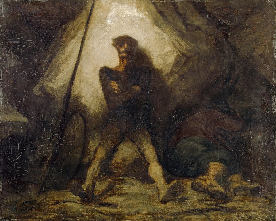 De avond voor Don Quichot - Honoré Daumier