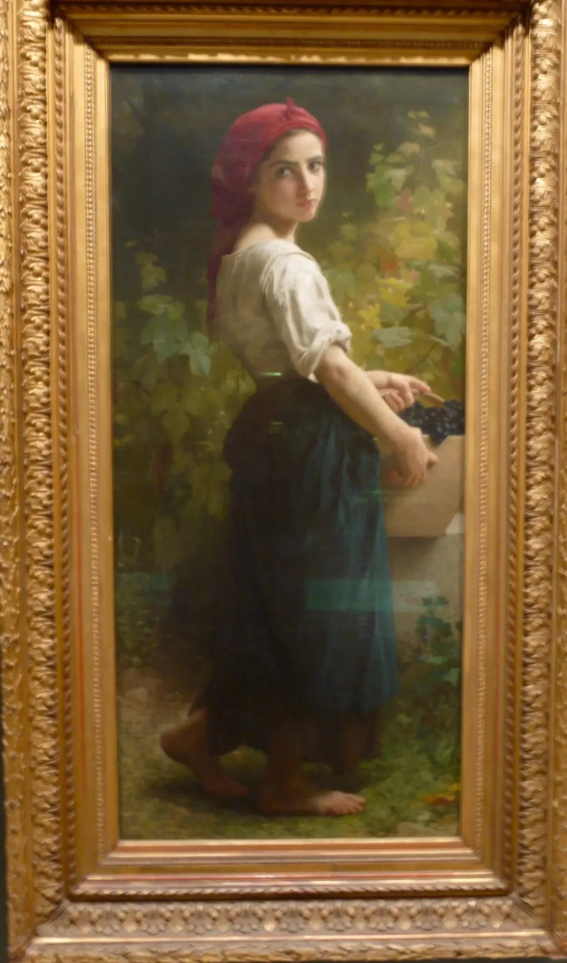 De Druivenplukster - Bouguereau