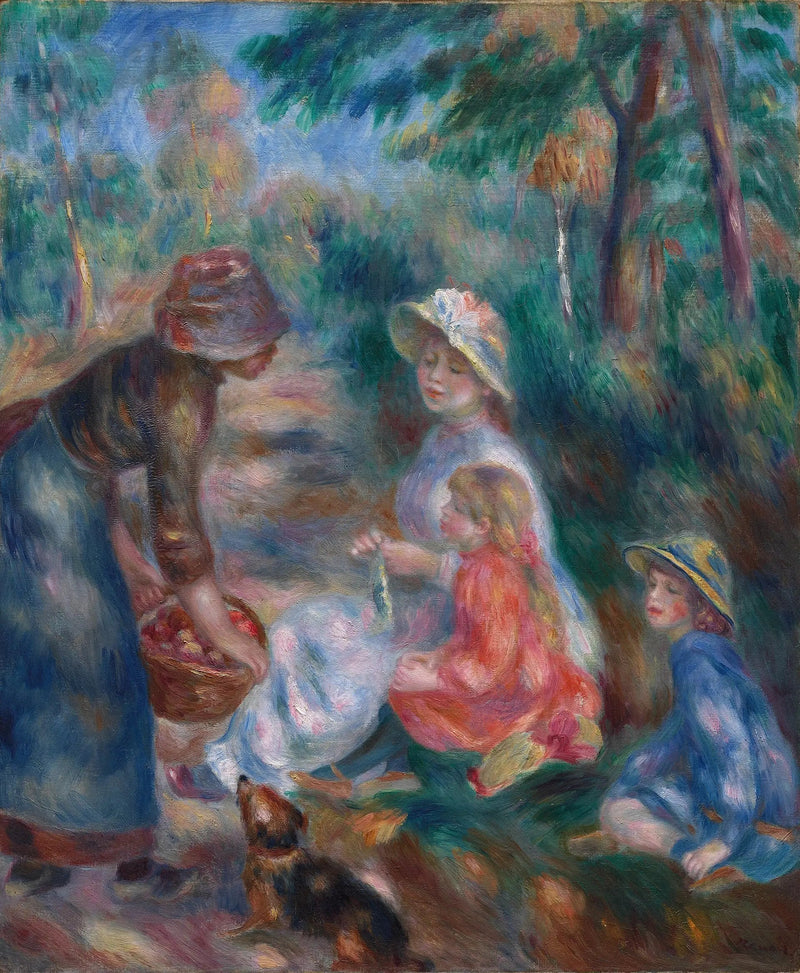 De Appelverkoopster - Pierre-Auguste Renoir