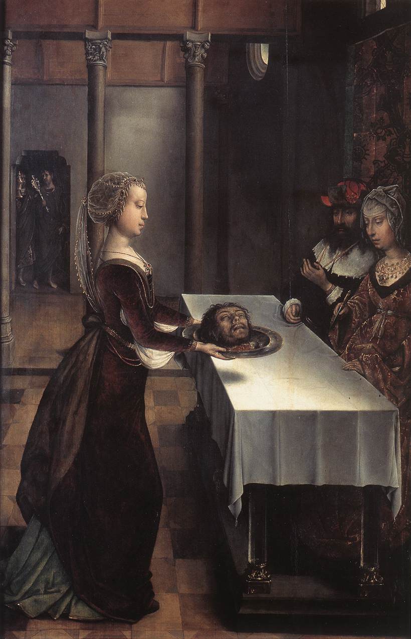 La vengeance d'Hérodiade - Juan de Flandes image 1 tableau peint à l’huile sur toile