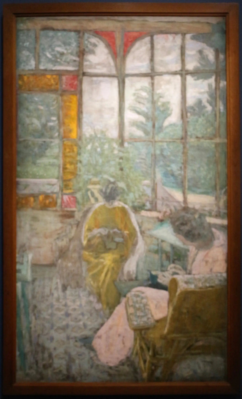 La Véranda du Coadigou à Loctudy, Marcelle Aron et Marthe Mellot - Édouard Vuillard