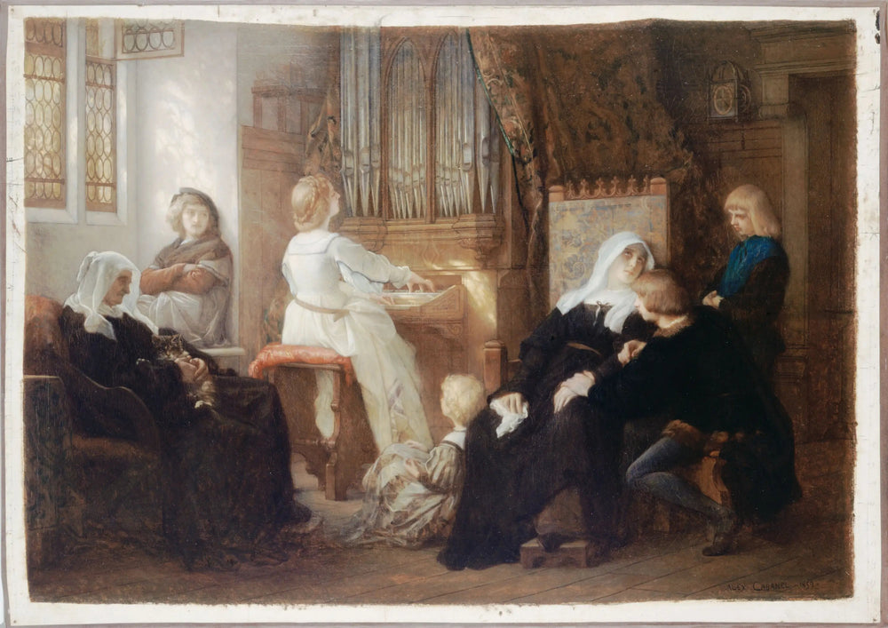 La veuve du maître de chapelle - Alexandre Cabanel - Alpha Reproduction