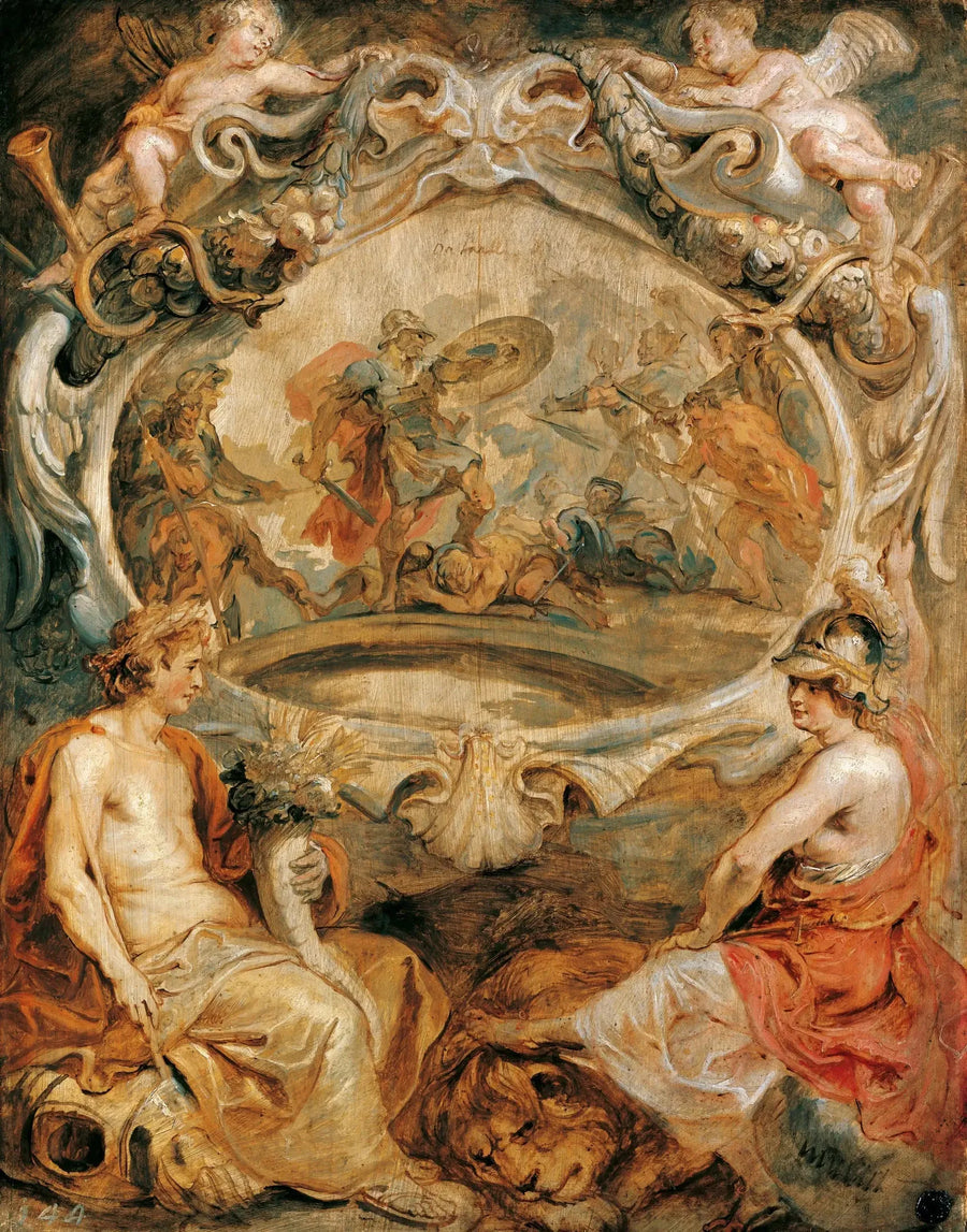 De overwinning van Hendrik IV bij Coutras - Peter Paul Rubens
