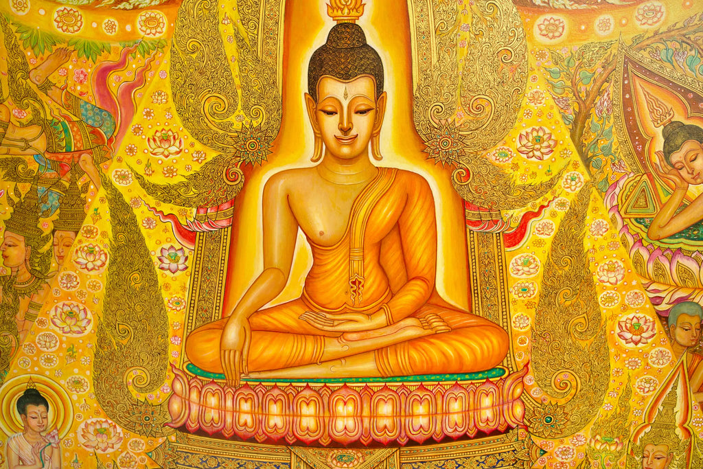 La Vie de Bouddha | 240 x 180 cm Reproductions de tableaux à la peinture à l’huile