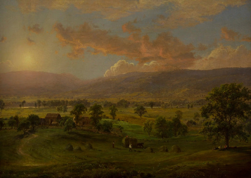 De oude boerderij, Wyoming-vallei - Jasper Francis Cropsey