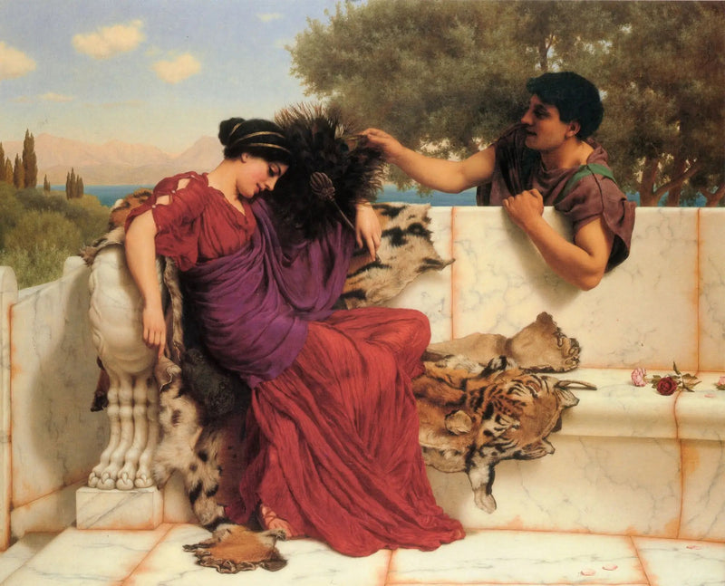 Het oude, oude verhaal - John William Godward