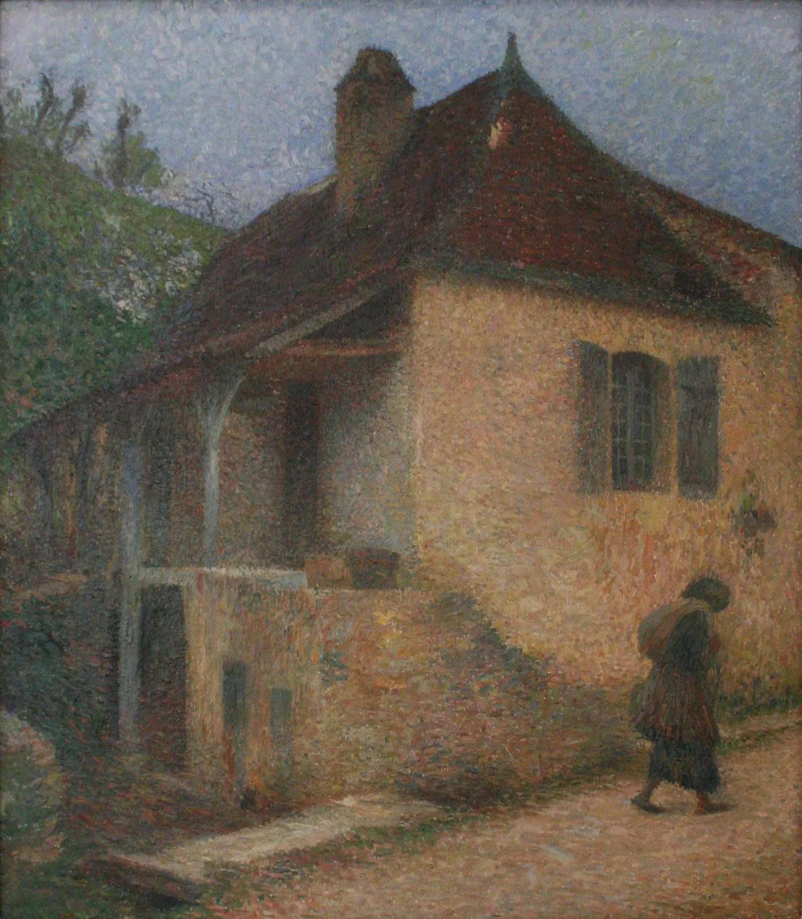 La vieille maison - Henri-Jean Guillaume Martin image 1 tableau peint à l’huile sur toile