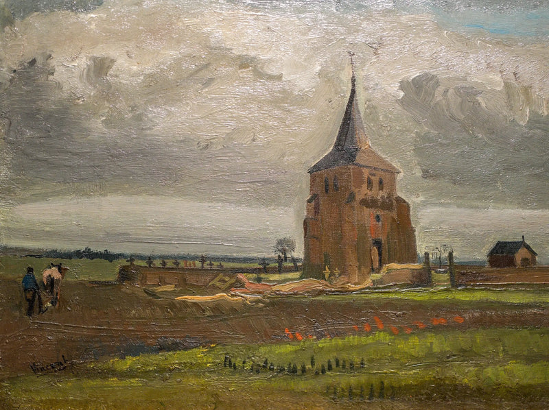 De oude toren van Nuenen - Vincent van Gogh