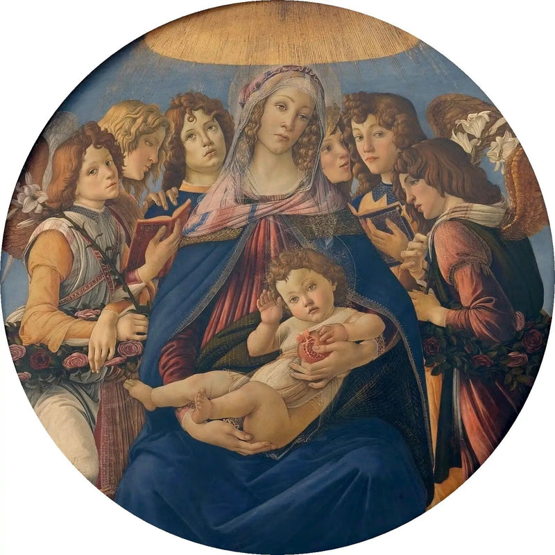 De Maagd met de granaatappel - Sandro Botticelli