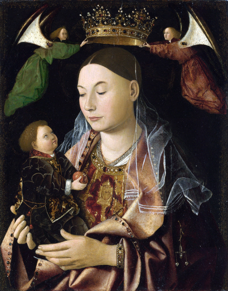 De Maagd met Kind - Antonello van Messina