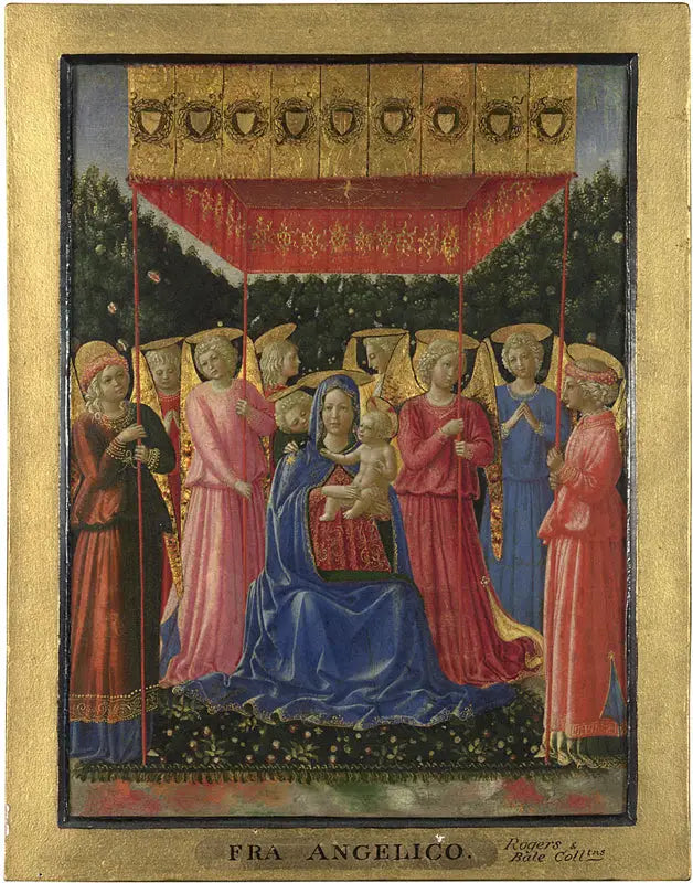 De Maagd met Kind en Engelen - Benozzo Gozzoli