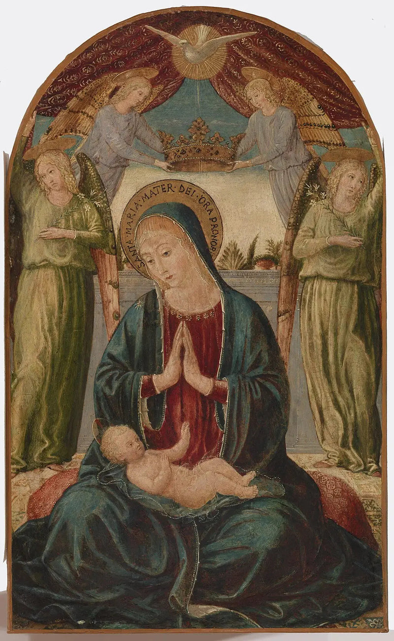 De Maagd met Kind en Engelen - Benozzo Gozzoli