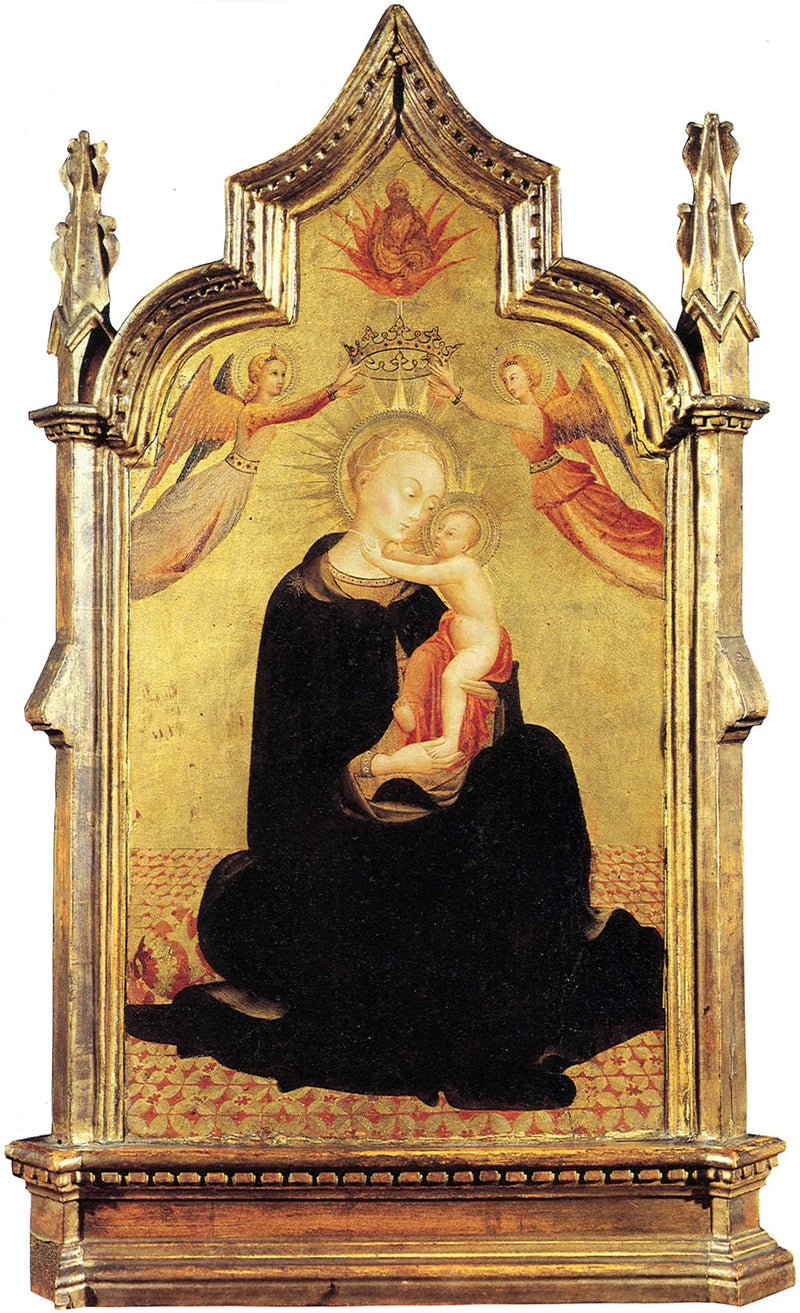 De Maagd met het Kind en engelen - Stefano di Giovanni (Sassetta)