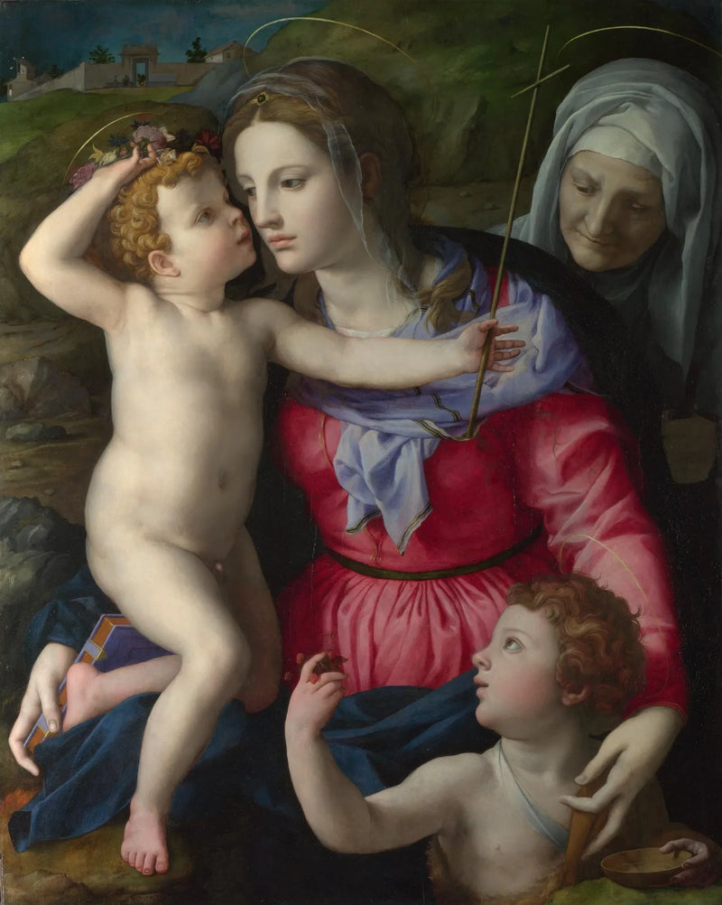 De Maagd met Kind en heiligen - Bronzino
