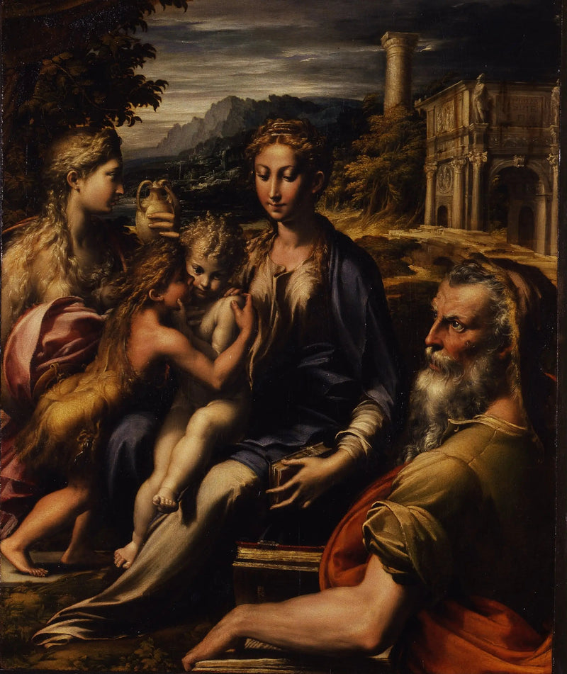 De Maagd met Kind en heiligen - Parmigianino